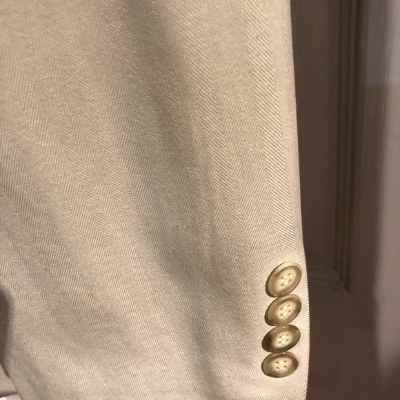 Bill Blass Ivory Silk Sport Coat 46R - Picture 2 of 8